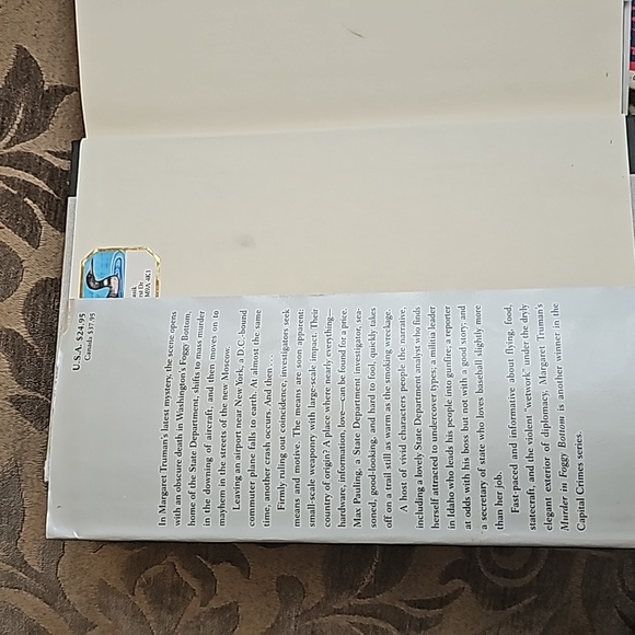 Margaret Truman,'Murder in Foggy Bottom 'A capital crimes novel - Picture 4 of 5